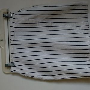 Madewell dark blue and white striped  skirt size 0